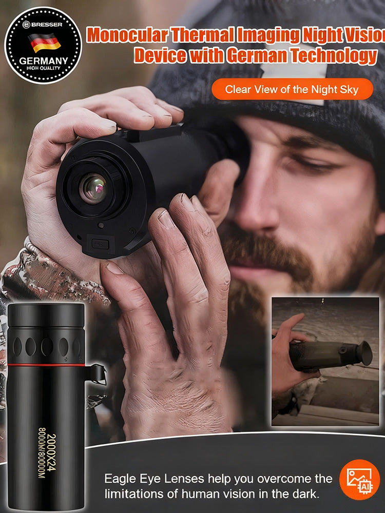 German technology thermal imaging monocular night vision device