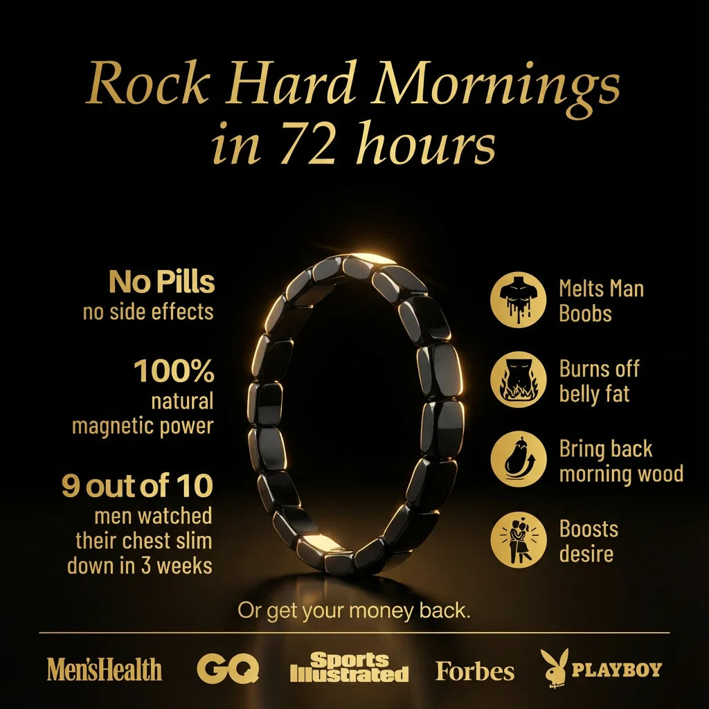 Globemrt® Hematite Bracelet : Keep the edge other men quietly lose. Not through belief. Through something you actually feel — every day. Or your money back.