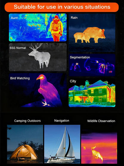 German technology thermal imaging monocular night vision device