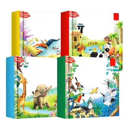 Pop-Up Book With Animal Motifs For Children