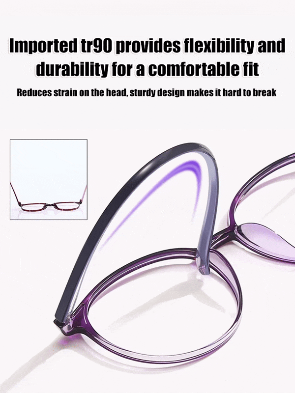 Ultra-lightweight anti-blue light integrated reading glasses(0°-1000° Automatic Adjustment)