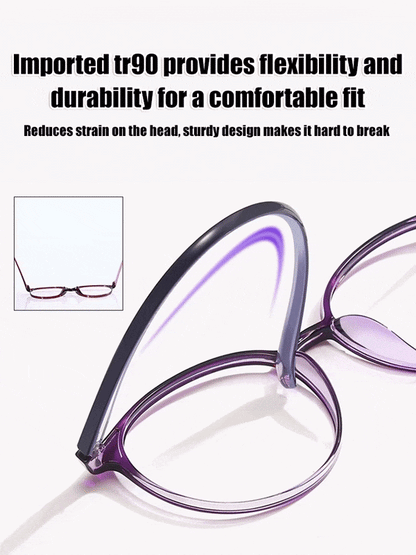 Ultra-lightweight anti-blue light integrated reading glasses(0°-1000° Automatic Adjustment)
