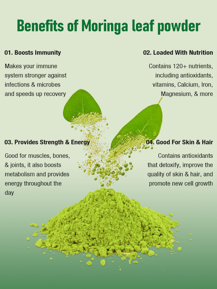 Moringa leaf powder