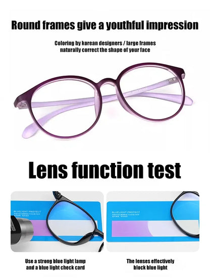 Ultra-lightweight anti-blue light integrated reading glasses(0°-1000° Automatic Adjustment)
