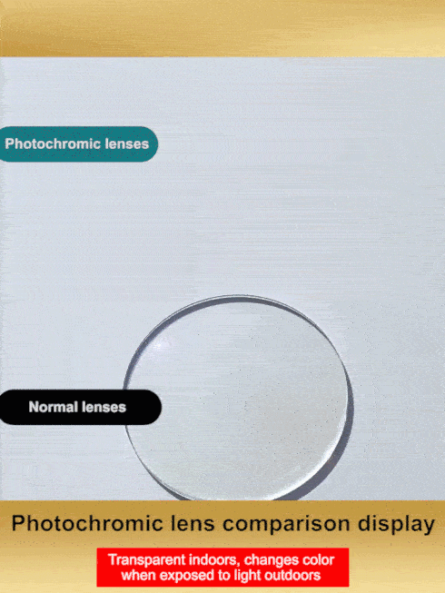 Auto-Focus Eyeglasses with Adjustable Eyebrow Frame and Blue Light Blocking for Presbyopia