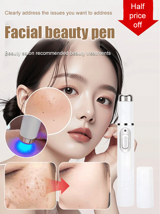 Laser painless wart removal pen--Gentle laser technology for flawless skin—no needles, no scars!