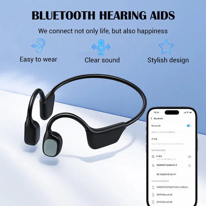 HFH-Bone conduction Bluetooth headphones hearing aids