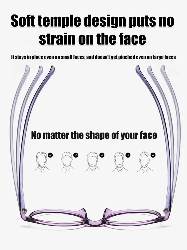 Ultra-lightweight anti-blue light integrated reading glasses(0°-1000° Automatic Adjustment)