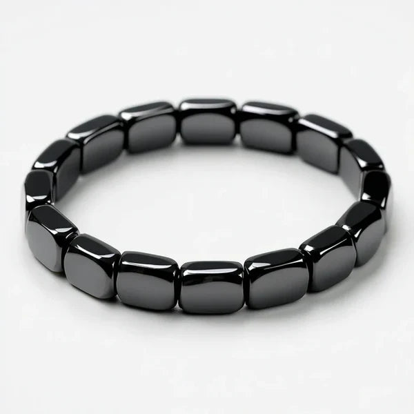 Globemrt® Hematite Bracelet : Keep the edge other men quietly lose. Not through belief. Through something you actually feel — every day. Or your money back.