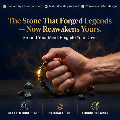 Globemrt® Hematite Bracelet : Keep the edge other men quietly lose. Not through belief. Through something you actually feel — every day. Or your money back.