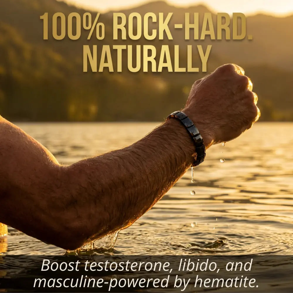 Globemrt® Hematite Bracelet : Keep the edge other men quietly lose. Not through belief. Through something you actually feel — every day. Or your money back.