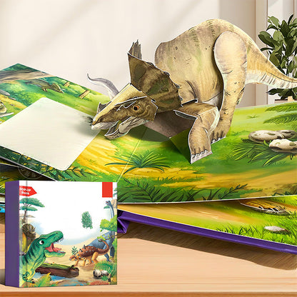 Pop-Up Book With Animal Motifs For Children